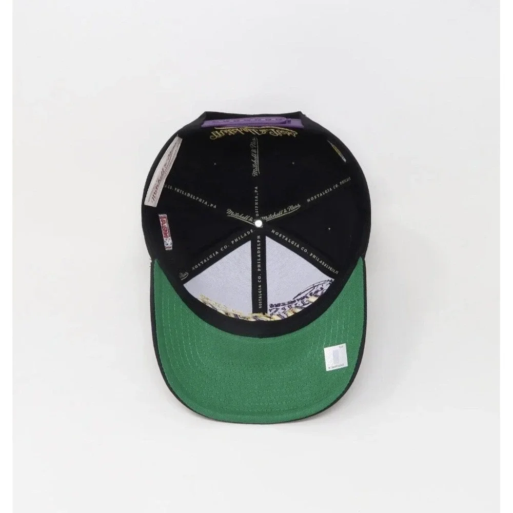 Mitchell‎ & Ness NBA Draft Los Angeles Lakers Black Pro Snapback Cap